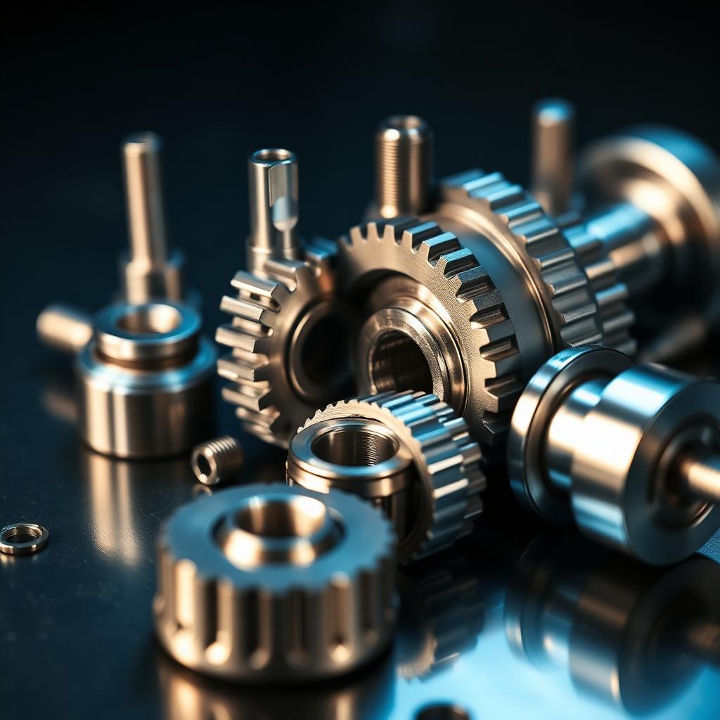 Precision machined gears and components